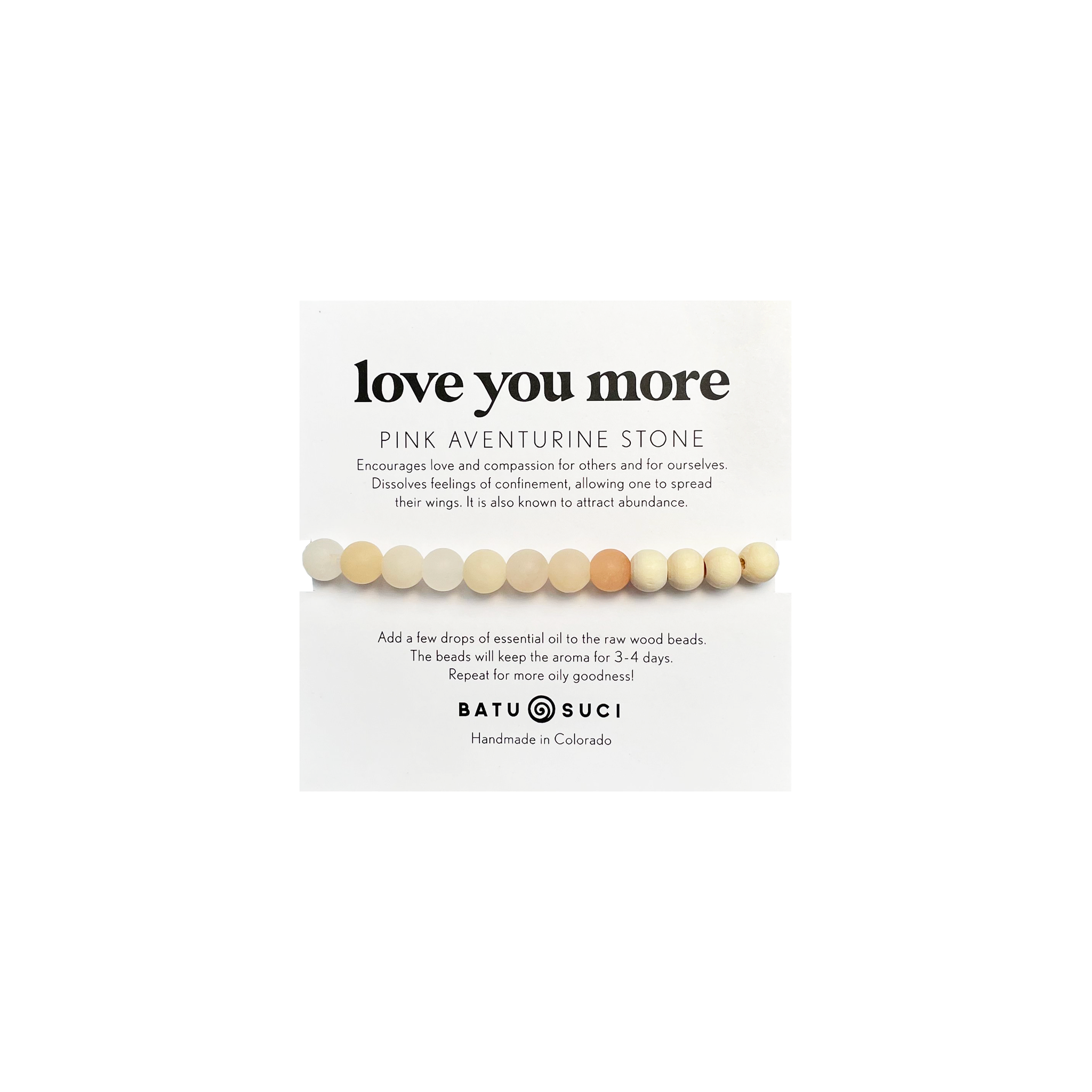 Batu Suci - Love you More Diffuser Bracelet