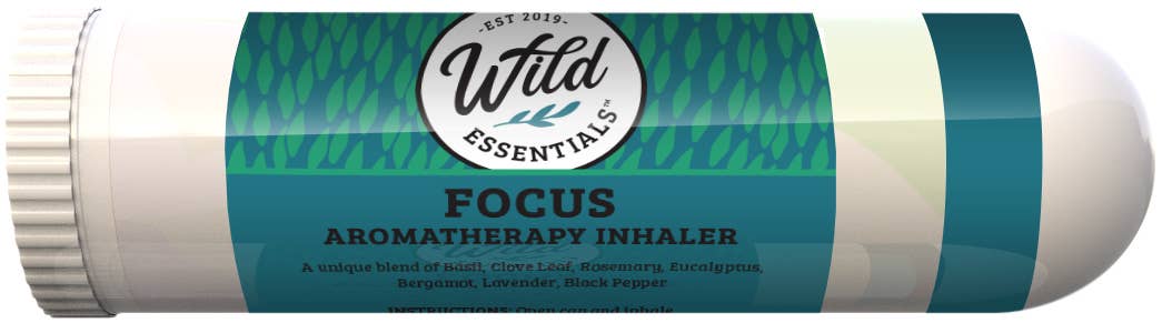 Wild Essentials - Focus  Aromatherapy Inhalers made with essential oils