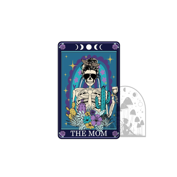 Fables and Fae - The Mom Gothic Tarot Card Sticker: 3 / Glossy