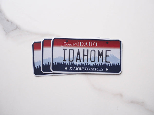 Idaho License Plate Stickers - MOUNTAIN HOME