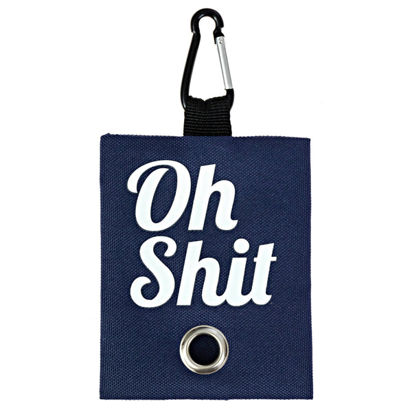 "Oh Shit" Dog Poop Bag Dispenser: Black