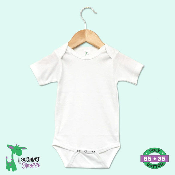 Laughing Giraffe - Laughing Giraffe Blank Melange Baby Bodysuit | wholesale: Sage Heather / 0-3M