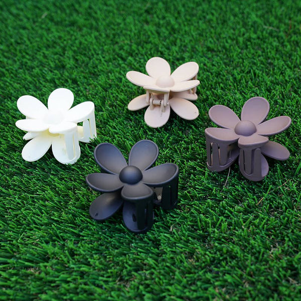 42POPS - ,.._ 42POPS Large Flower Hair Claw Hair Clip: OS / NAVY-157785