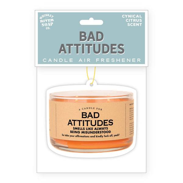 Bad Attitudes Air Freshener | Funny Car Air Freshener