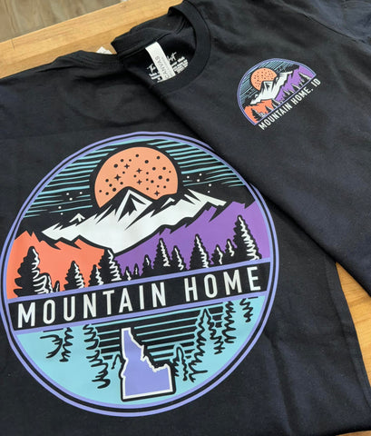 MOUNTAIN HOME COLORFUL CIRCLE LC + FULLBACK - FOR DARK COLORS!!