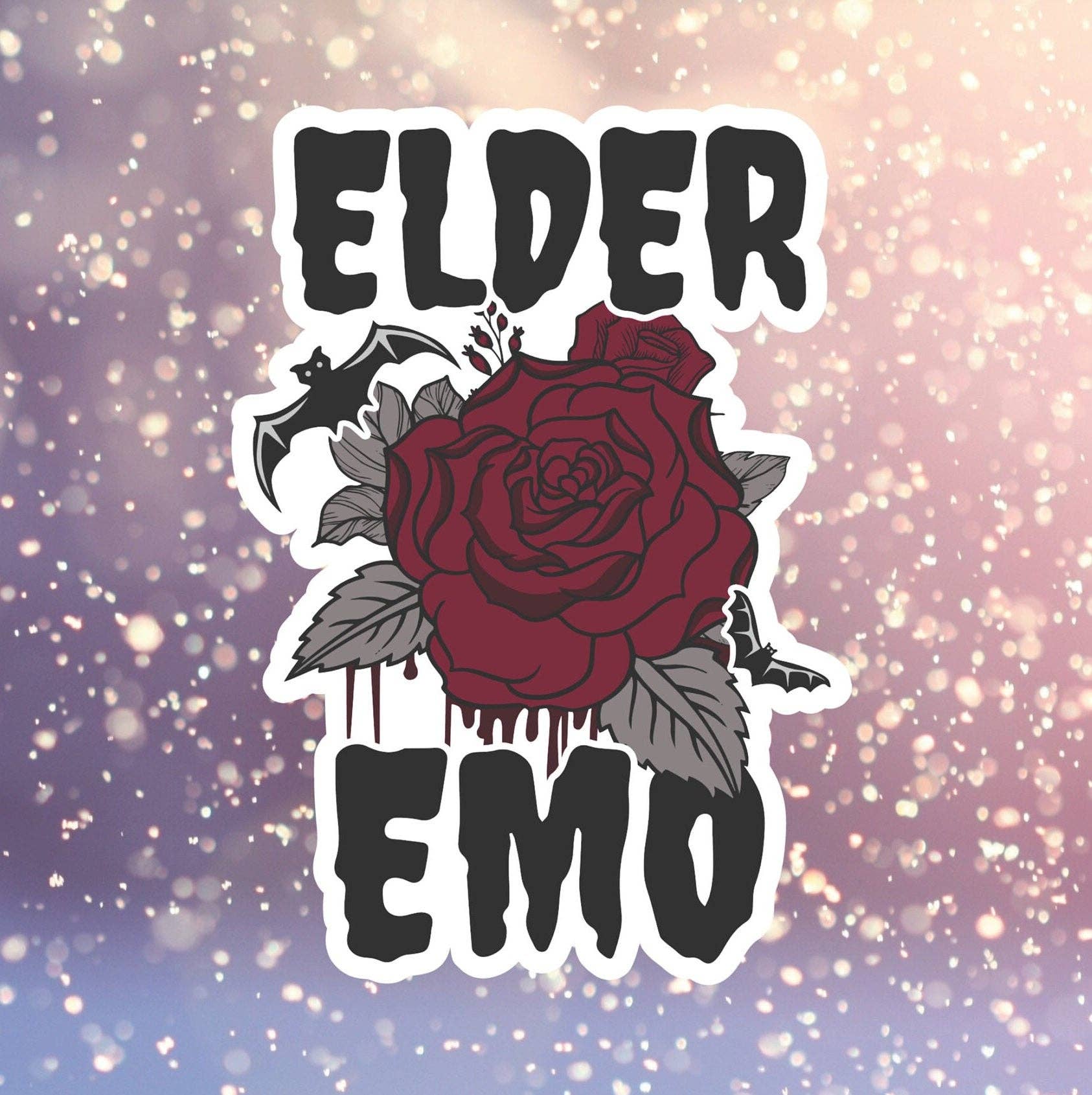 Fables and Fae - Elder Emo Sticker: 3 / Glossy