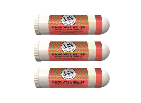 Wild Essentials - Hangover Relief  Aromatherapy Inhalers w/ essential oils