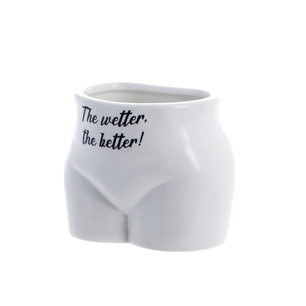 Boxer Gifts - The Wetter The Better Put Some Plants On - Novelty Planter