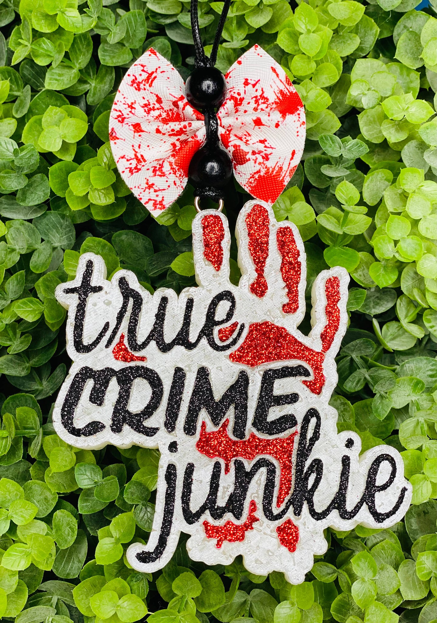 Sassy Fras Couture - True Crime Junkie Car Freshie: 1000 Wishes