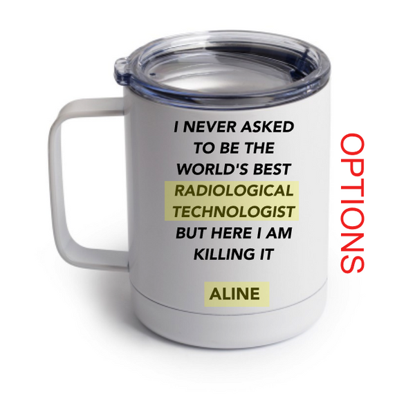 MEDICAL IMAGING TRAVEL MUG WITH LID