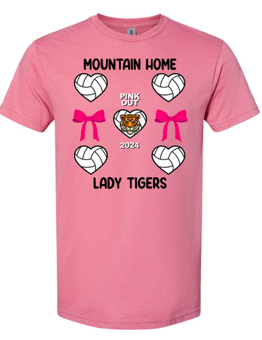 MHJH VOLLEYBALL PINK OUT 2024 TEE SHIRT