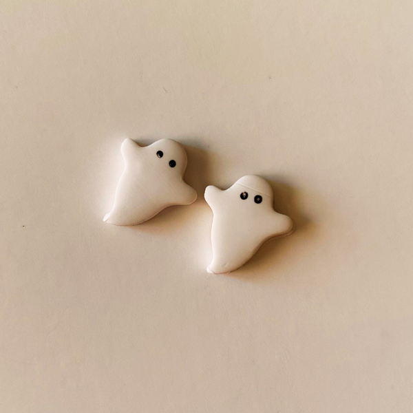 Blush and Bash Studio - Dainty Ghost Stud Earrings