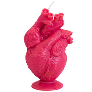 Candle Lume - Anatomical Heart Candle: Red