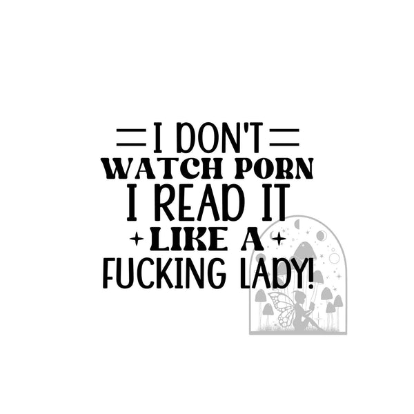 Fables and Fae - Read Porn Like a Lady Sticker: 3 / Glossy