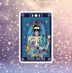 Fables and Fae - The Mom Gothic Tarot Card Sticker: 3 / Glossy