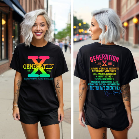 GEN X - RAINBOW FRONT + BACK APP