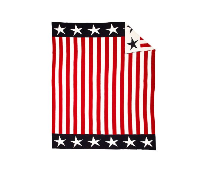 Americana Flag Throw - MYRA BLANKET