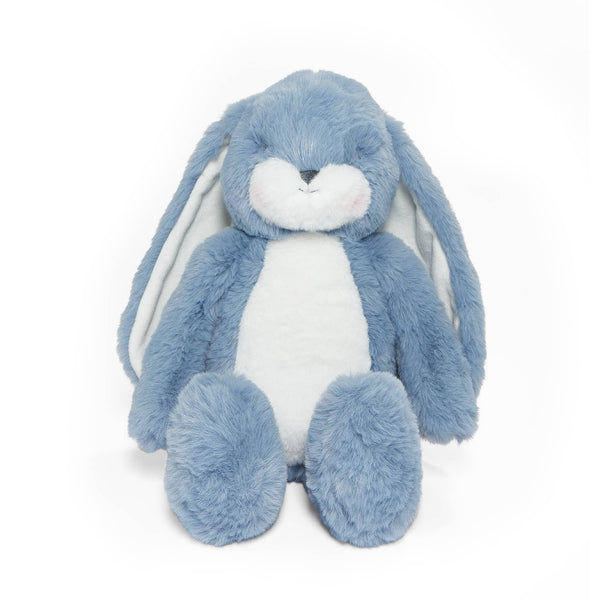 Personalized Bunnies By the Bay - Little Nibble 12" Floppy Bunny - Blue (Lavender Lustre)