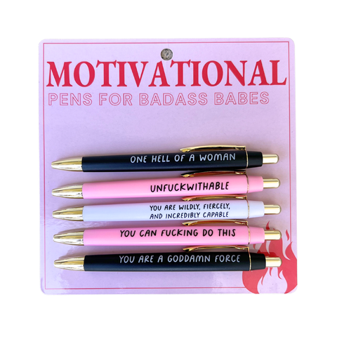 FUN CLUB - Motivational Pens For Badass Babes (mothers day, gift)