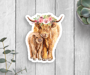 Expression Design Co - Cow & Calf Vinyl Sticker