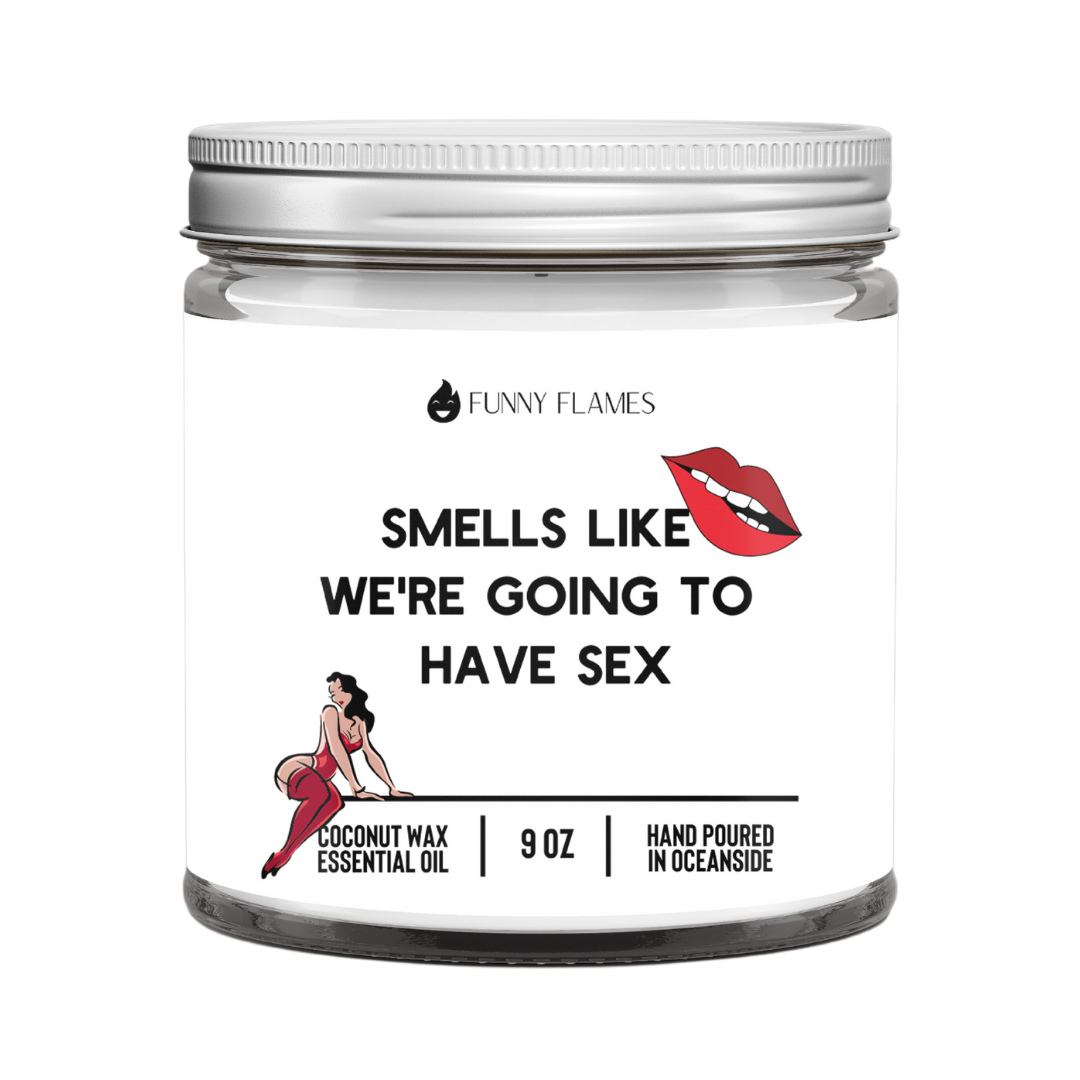 Funny Flames Candle Co - Les Creme - Smells Like We're Going To Have Sex Candle -9oz